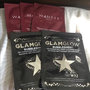 Two glamglow masks three wander beauty eye  masks